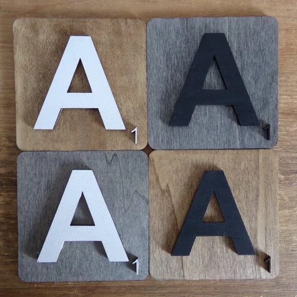 Wall Scrabble Tiles - Picture 3 of 9